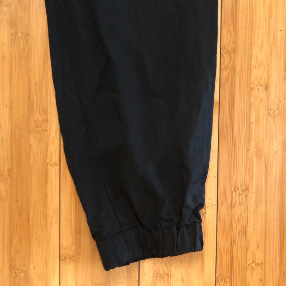 Banana Republic Tencel Black Tapered Leg Long Sleeves Utility Flight Jumpsuit 4 - Picture 11 of 16